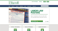 Desktop Screenshot of 1payroll.com