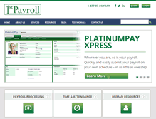 Tablet Screenshot of 1payroll.com